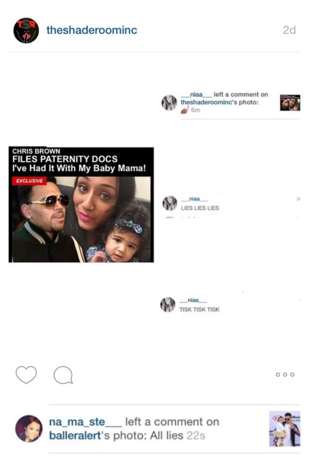Chris Brown Argues With His Child's Mother Via Instagram - RnB